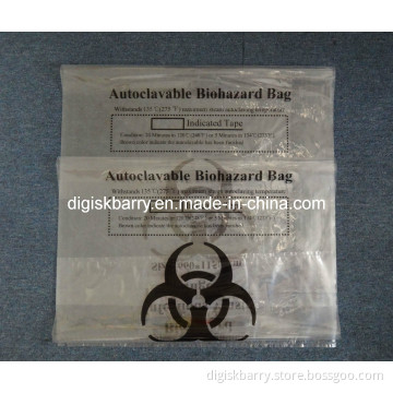 Clear Autoclavable Biohazard Bag for Biohazard Waste
